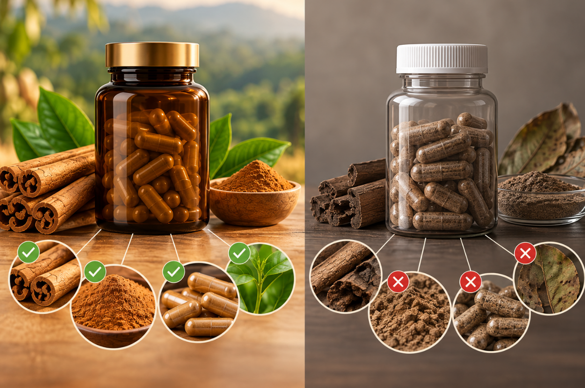 High quality ceylon cinnamon comparison