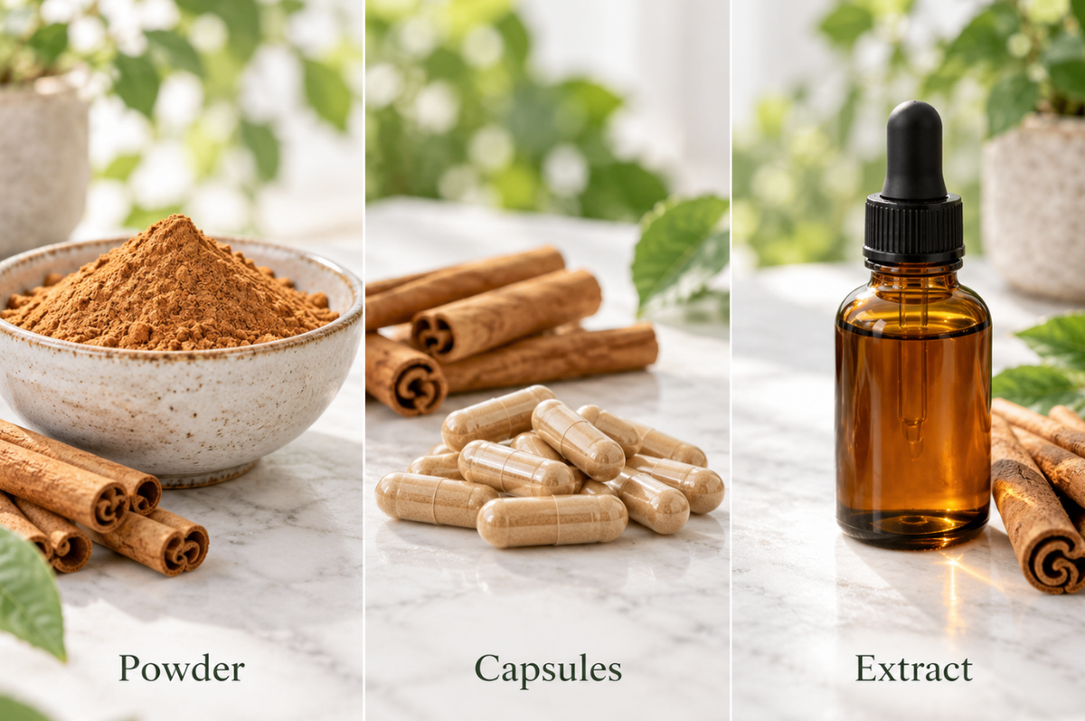 Ceylon Cinnamon Power vs Capsules vs Extract